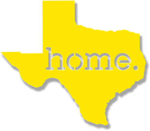 Texas 'home' Outline - Graphic Design Clipart (600x600), Png Download