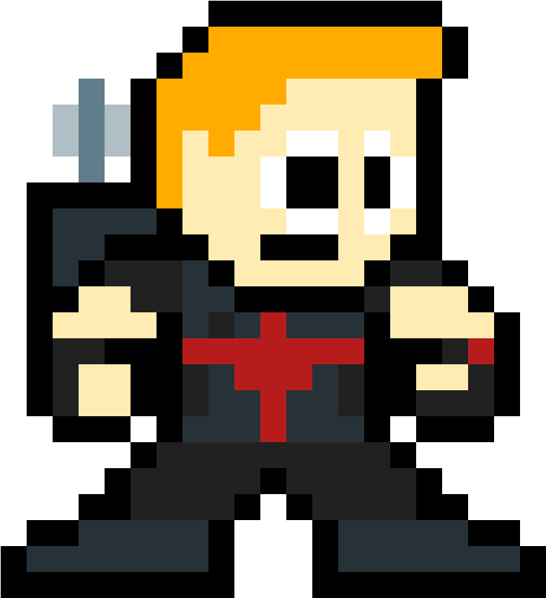 Hawkeye - Hawkeye Pixel Art Clipart (1184x1184), Png Download
