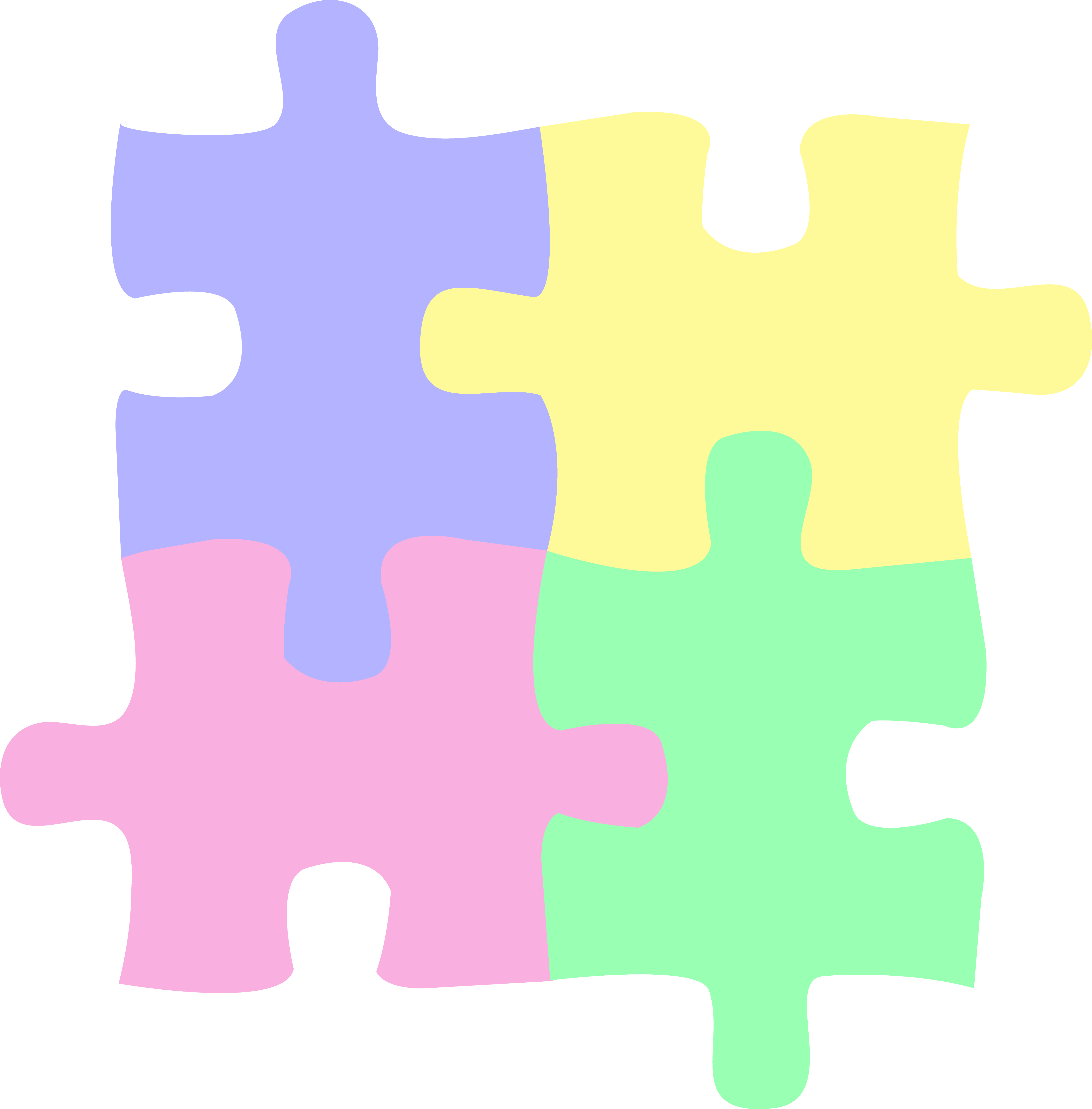 5617 X 5703 3 - Puzzle Pieces Clip Art - Png Download (5617x5703), Png Download