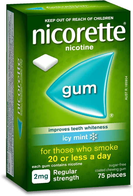 Nicorette Gum Icy Mint - Nicorette Inhaler Clipart (616x748), Png Download