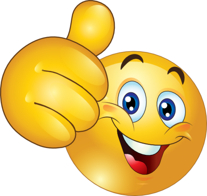 Permalink To Smiley Face Thumbs Up Book Clipart - Animated Smiley Face - Png Download (728x691), Png Download