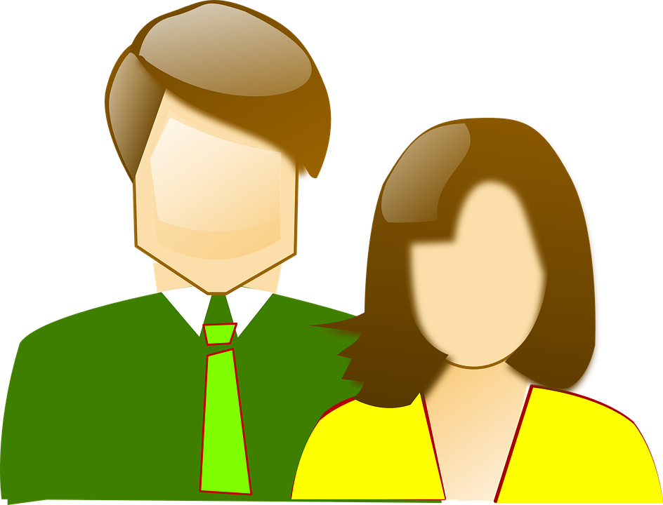 Couple Two Parents - Mom And Dad Clipart - Png Download (944x720), Png Download