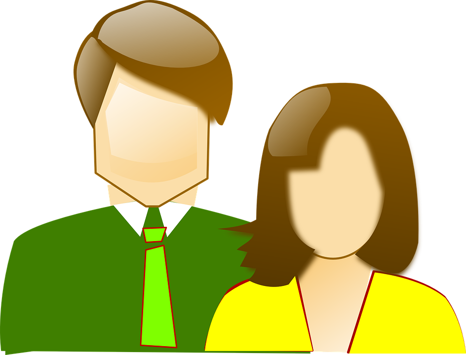 Couple Two Parents - Mom And Dad Clipart - Png Download - Large Size ...