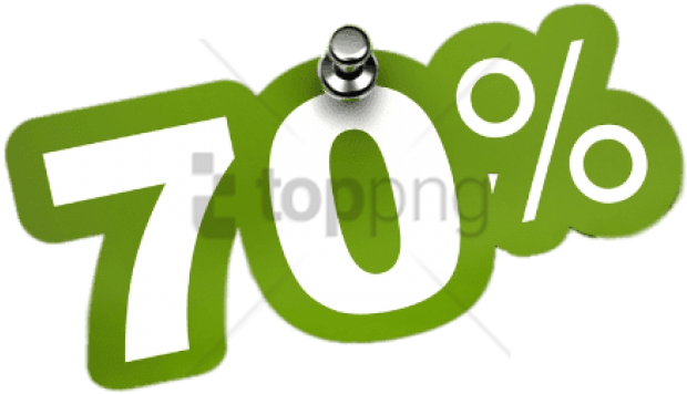 Free Png 70% Discount Sticker Png Image With Transparent - 70 Descuento Png Clipart (850x425), Png Download