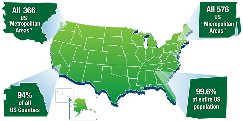 Green-map - Red Blue States Trump Clinton Clipart (800x400), Png Download