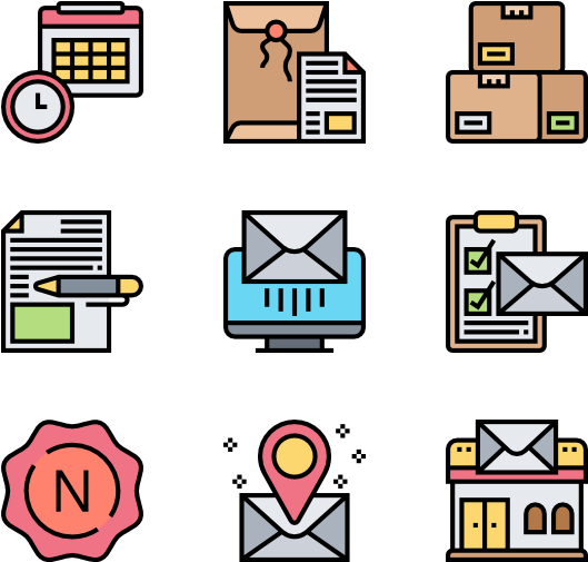 Postal Elements - Furniture Icon Top View Png Clipart (600x564), Png Download