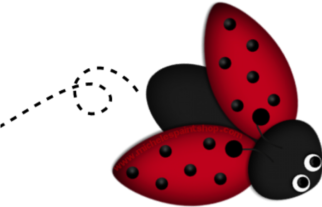 Lady Bugs To Paint Clipart (640x480), Png Download