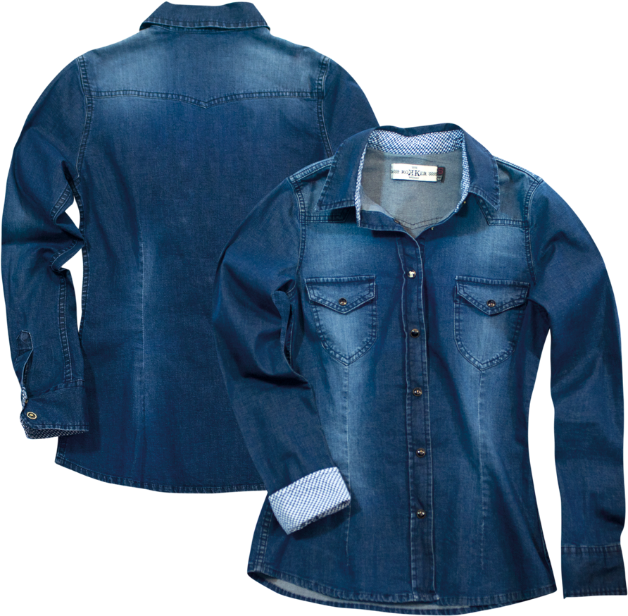 4 Ways To Wear Your Denim Shirt - Pocket Clipart (960x960), Png Download