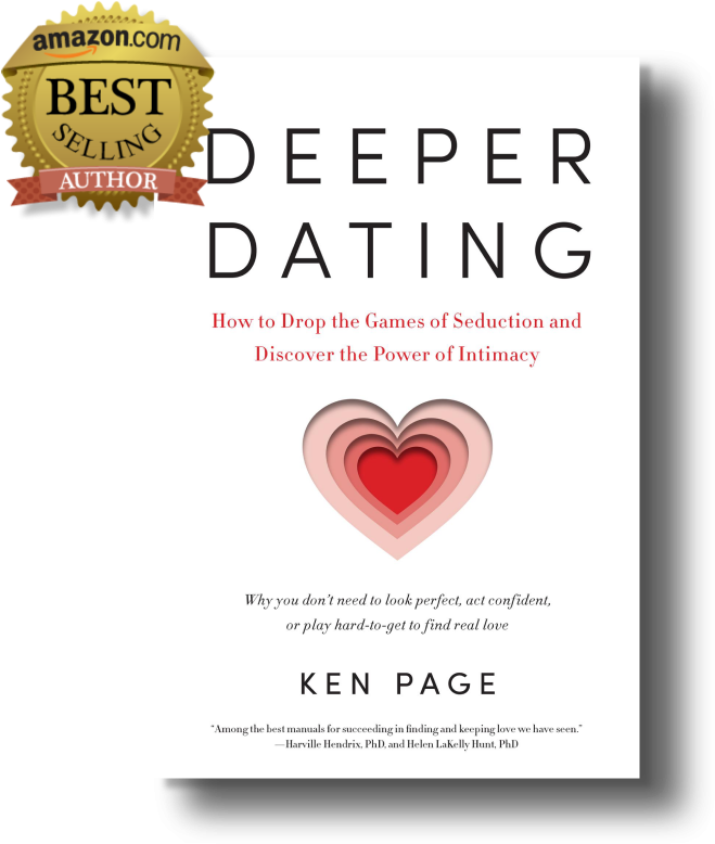 Ken Page Deeper Dating Book - Heart Clipart (750x1024), Png Download