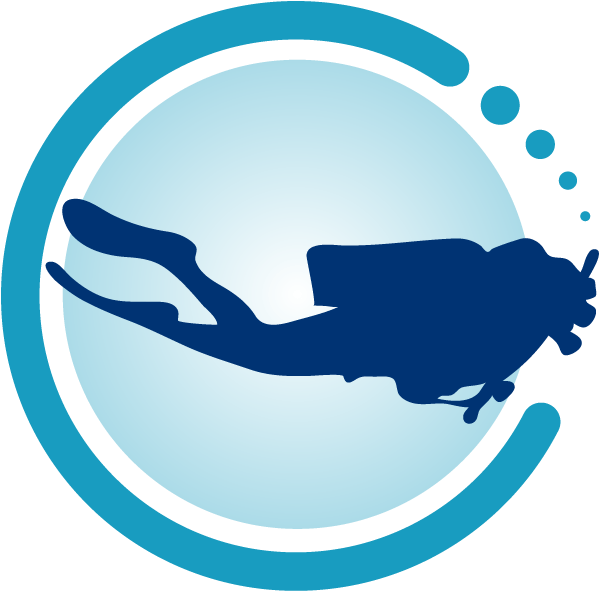 Scuba Diving Logo Png Clipart (608x608), Png Download