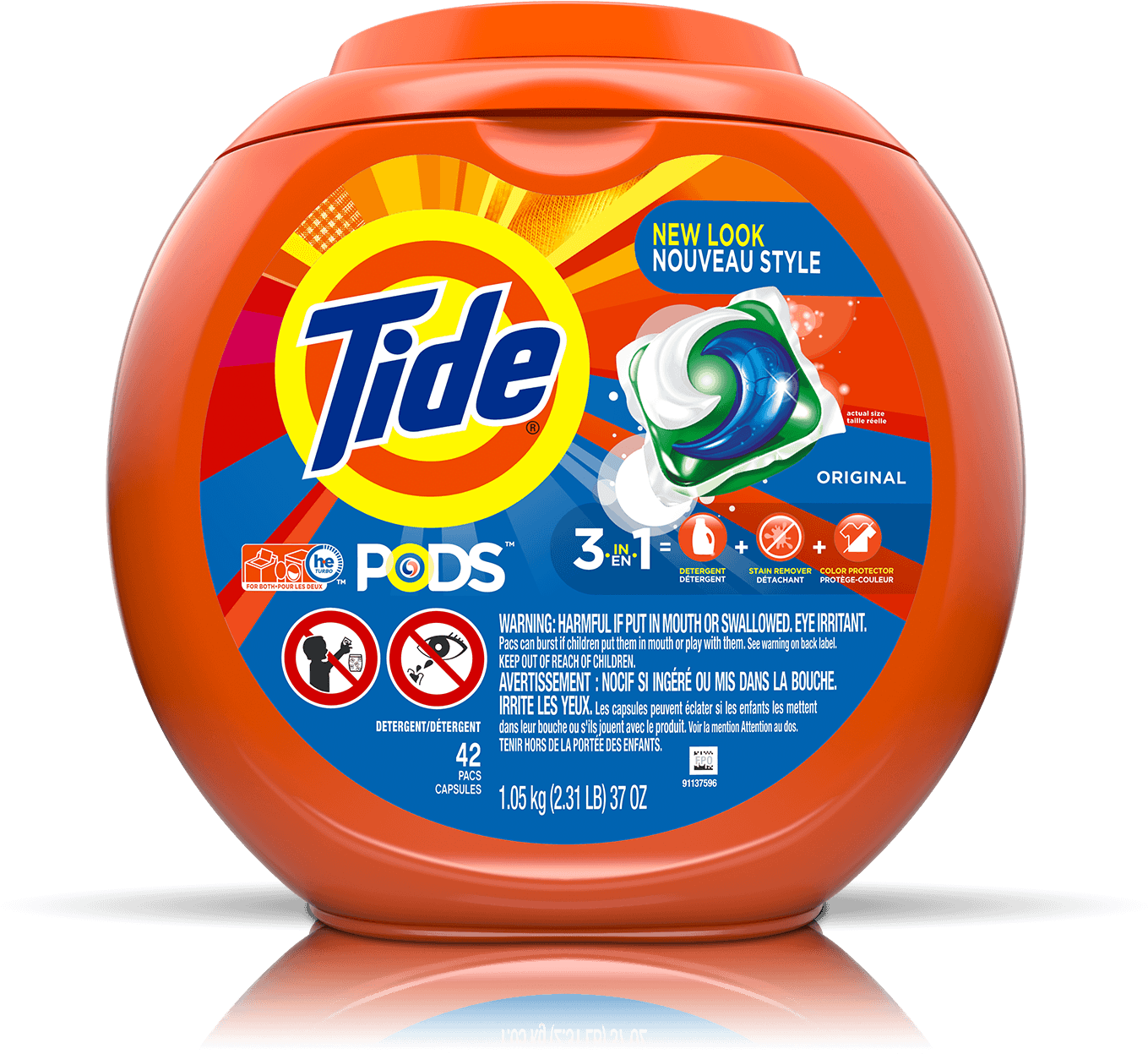 Tide Pods® Laundry Detergent Original Scent - Tide Pods Clipart (1600x1600), Png Download