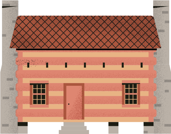 Lane House, 1718, North Carolina - House Clipart (800x800), Png Download