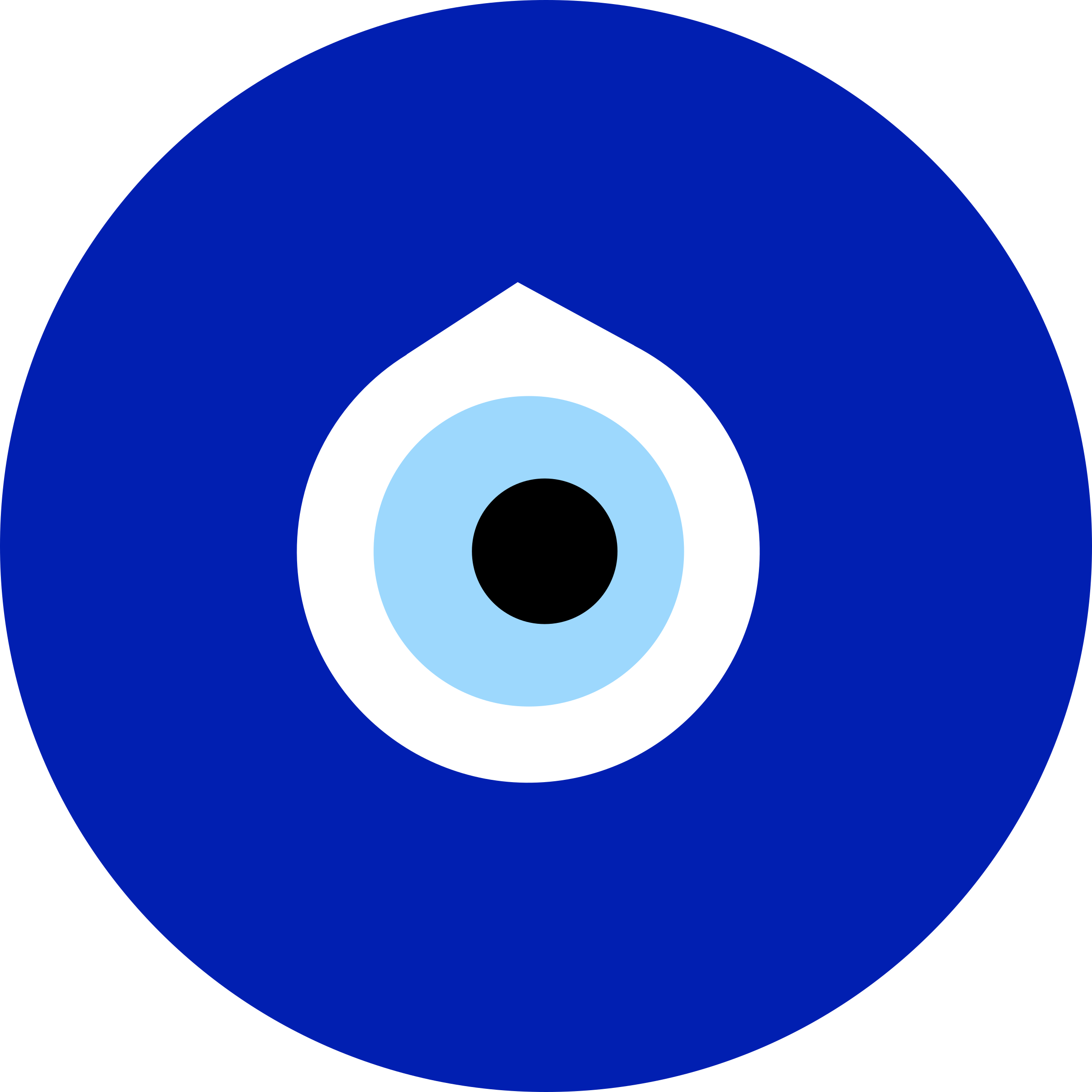 Greek Evil Eye Clip Art - New York Subway C Sign - Png Download (2400x2400), Png Download