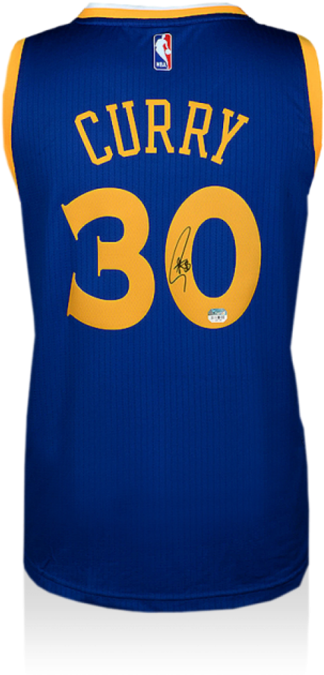 Steph Curry Signed Jersey - Stephen Curry Jersey Back Clipart (1024x1024), Png Download