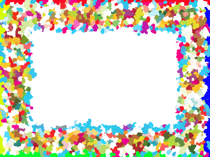 Marco Fiesta Png - Nature Flower Border Design Clipart (800x600), Png Download