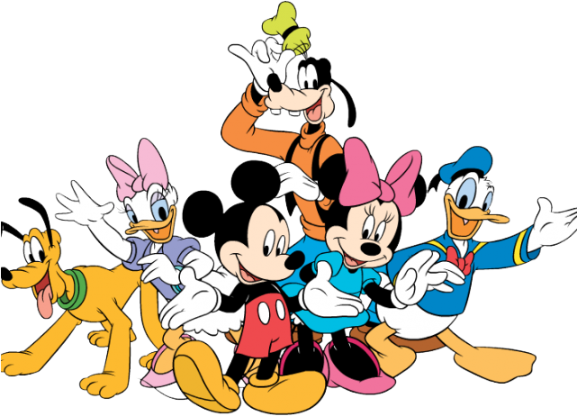 Friends Clipart Mickey Mouse Clubhouse - Mickey Mouse And Friends Png Transparent Png (640x480), Png Download