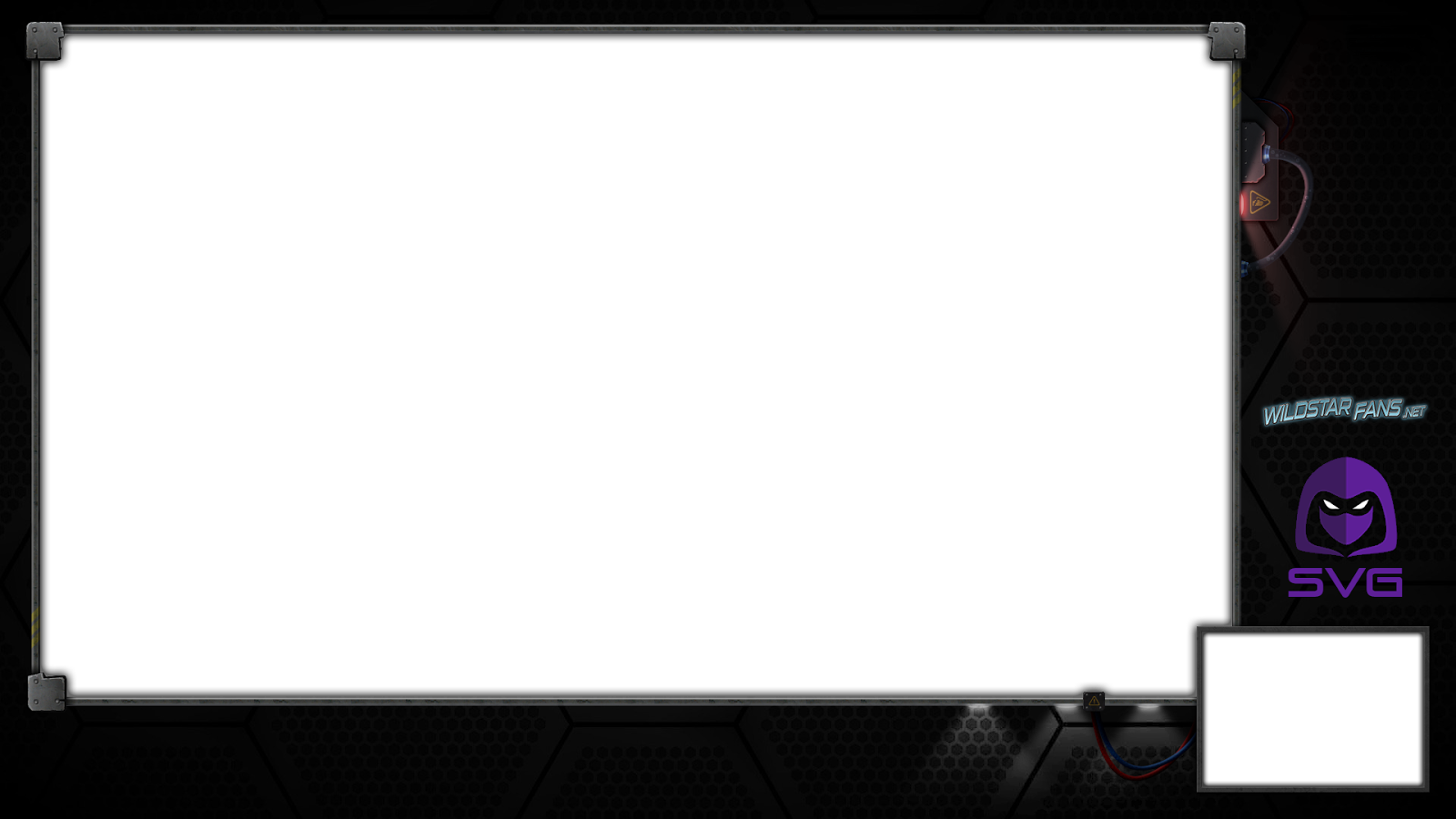 Facecam Border Creator - Frame Stream Png Clipart (1600x900), Png Download