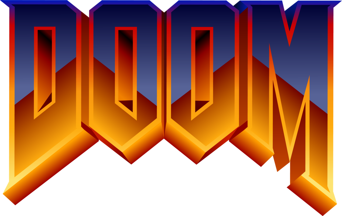 Ultimate Doom Logo Clipart (1126x710), Png Download