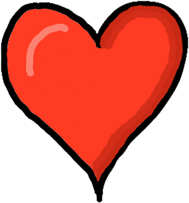 Heart Png Transparent Background - Cartoon Heart Clipart (900x900), Png Download