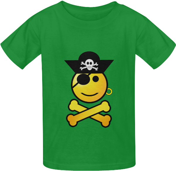 Smiley Emoji Kid's Classic T-shirt - T-shirt Clipart (1000x1000), Png Download