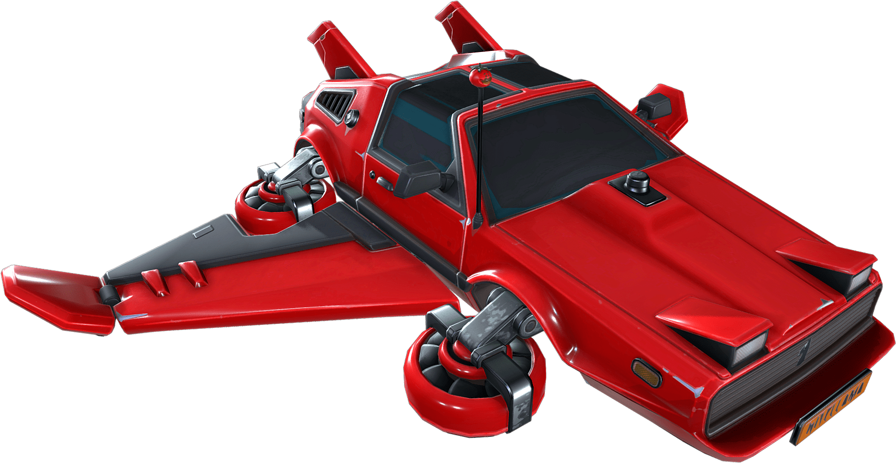 Fortnite Car - Hot Ride Glider Fortnite Clipart (1920x1080), Png Download