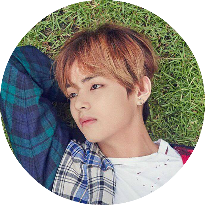 Taehyung Transparent Circle - Bts V Wallpaper Iphone Clipart (689x689), Png Download