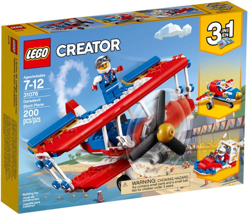 Lego Creator Stunt Plane Clipart (1200x900), Png Download