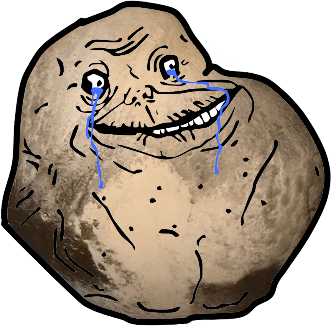 Forever Alone Clipart Memes - Forever Alone Head Png Transparent Png (1155x1165), Png Download