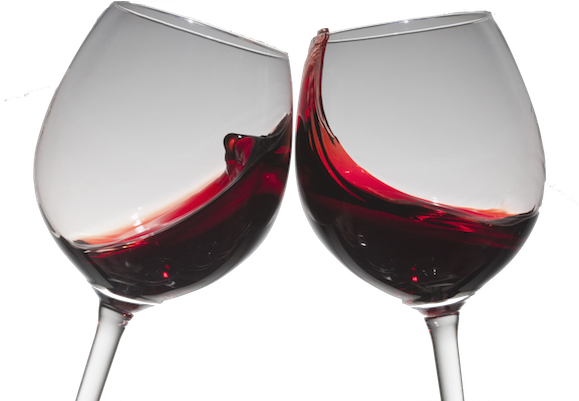 800 X 400 4 - Cheers Red Wine Glasses Clipart (800x400), Png Download