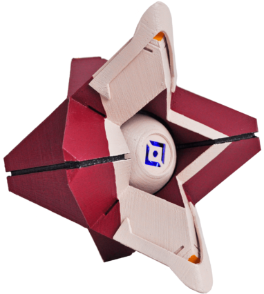 Destiny Ghost - Origami Clipart (600x600), Png Download