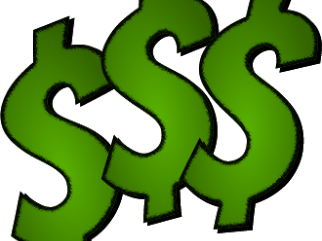 Dollar Signs Clipart - Png Download (640x480), Png Download
