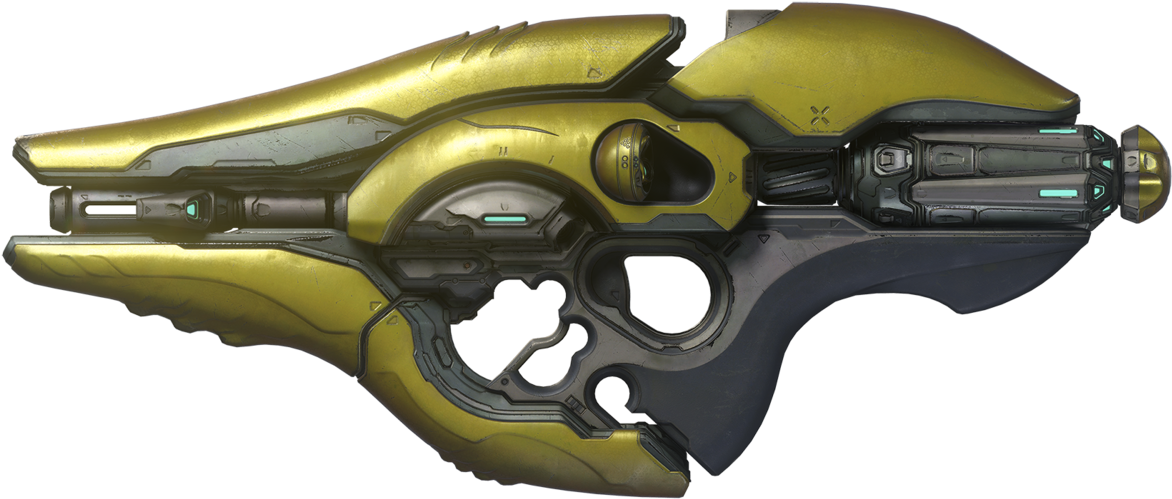 Type-58 Fuel Rod Cannon - Halo 5 Armas Covenant Clipart (1200x514), Png Download