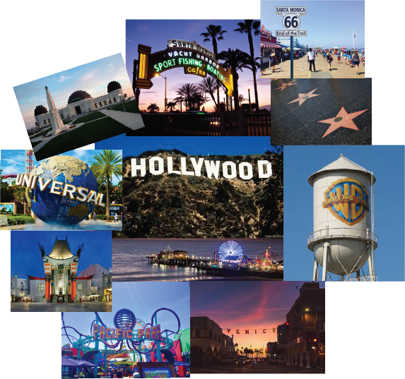 The World And Each Year 25 Million Tourists Flock To - Hollywood Sign Clipart (573x537), Png Download