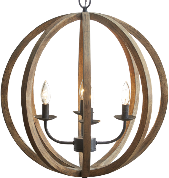 4 Light Candle Style Chandelier Clipart (570x600), Png Download