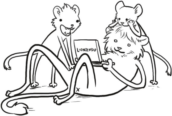 Doodle - Line Art Clipart (640x500), Png Download