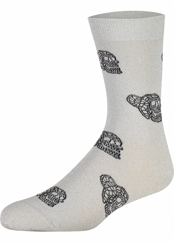 Silver Glitter Socks - Sock Clipart (571x800), Png Download