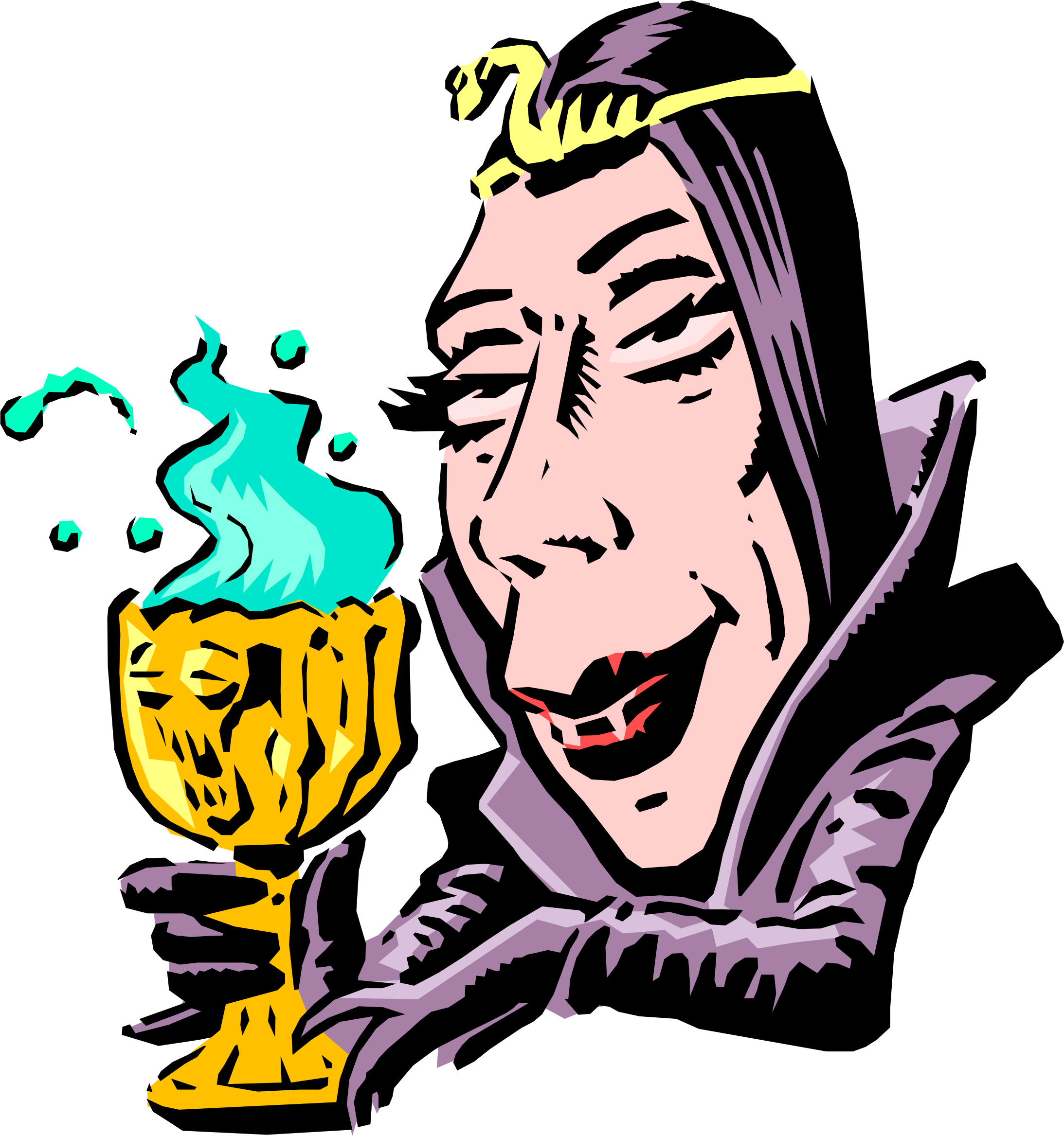 Halloween Potion Clipart - Diseases Caused By Vitamin C - Png Download (2187x2336), Png Download