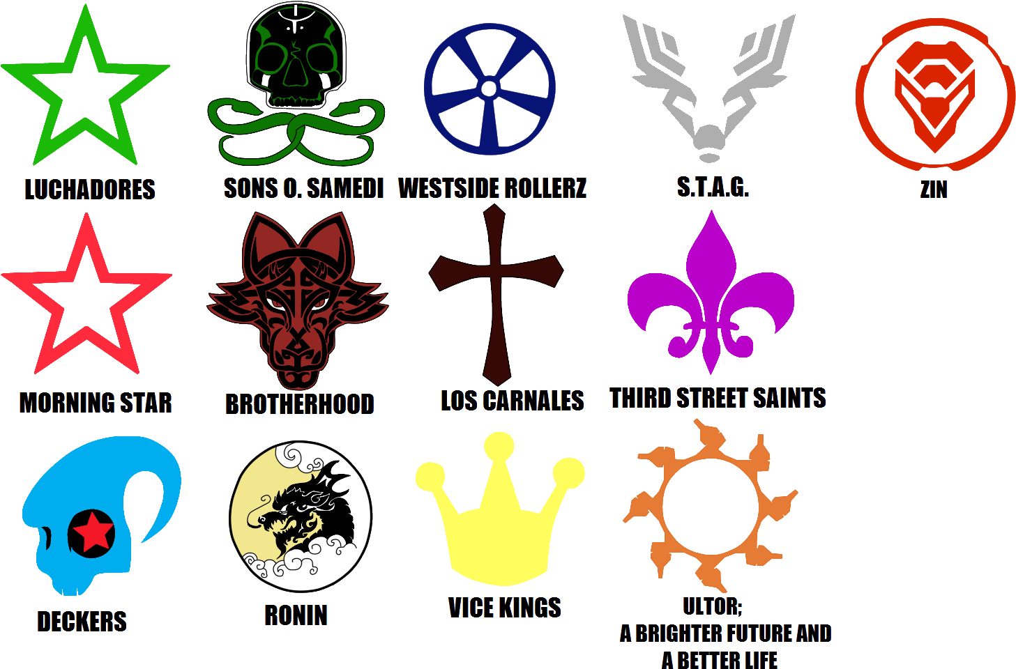 Saints Row Gang Symbols , Png Download - Saints Row Gang Symbols Clipart (1457x960), Png Download