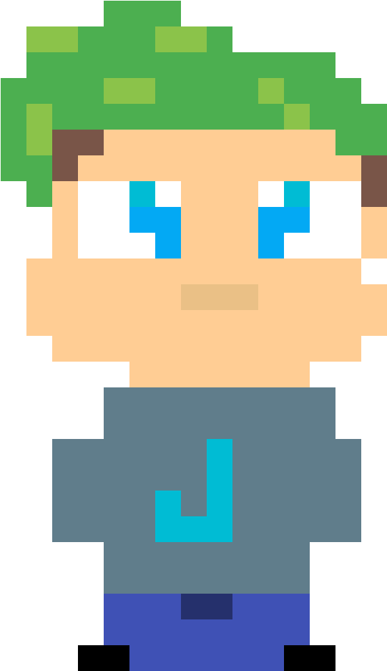Jacksepticeye - Pixel Art Souls Clipart (1184x1184), Png Download