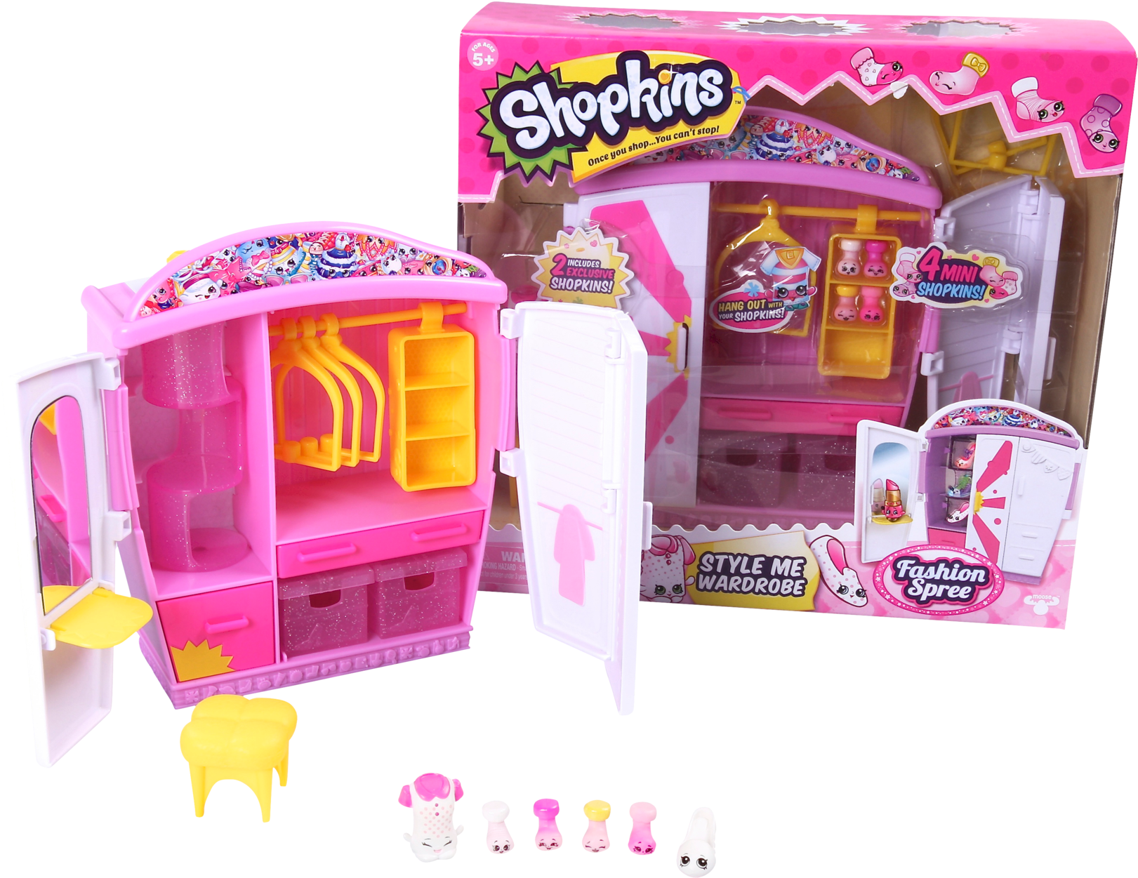 Shopkins S5 Style Me Wardrobe, , Large Clipart (1621x1251), Png Download