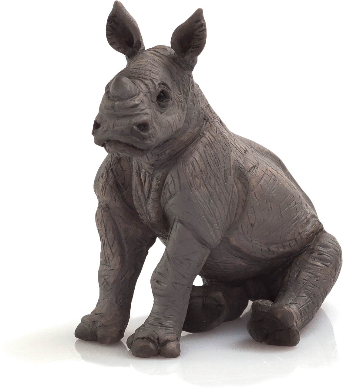 Baby Black Rhinos Sitting Clipart (2648x1765), Png Download