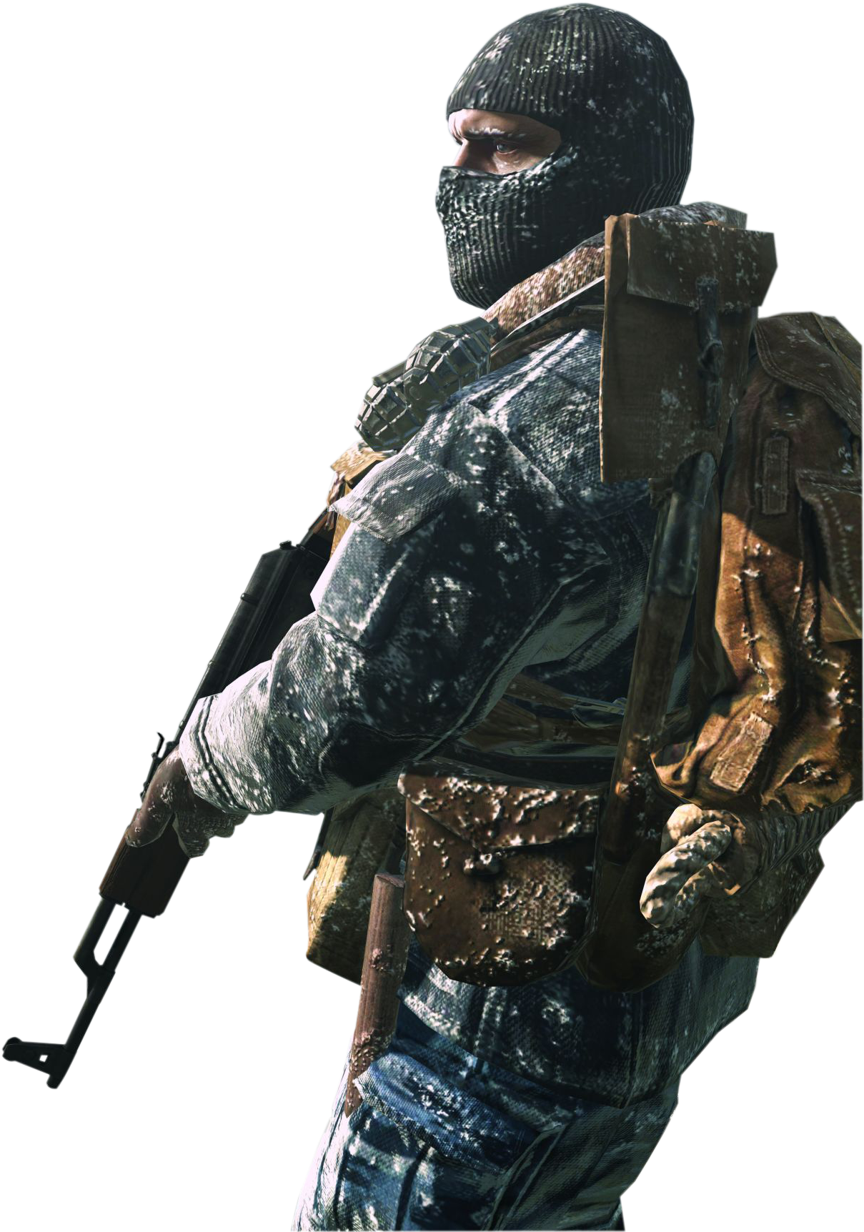 Call Of Duty Black Ops Soldier Clipart (1231x1824), Png Download