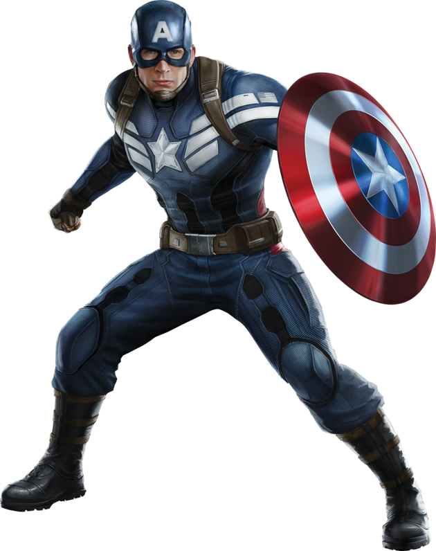 Captain America - Civil War - Captain America Png Clipart (630x796), Png Download