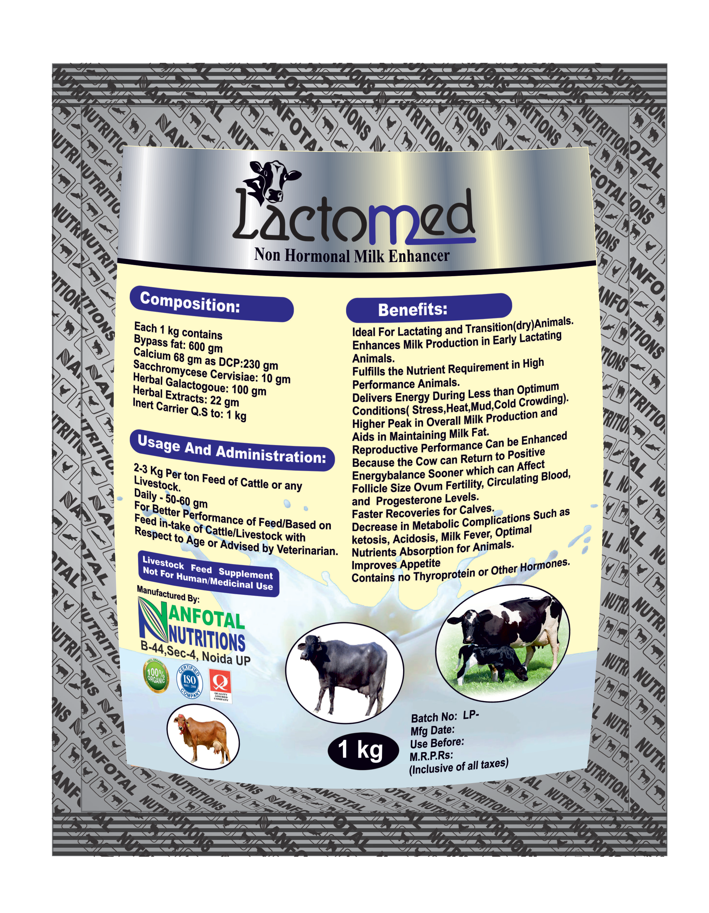 Cattle Milk Enhancer Supplement - Anfotal Nutritions Clipart (2299x2961), Png Download