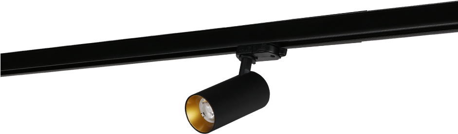 Aluminum Track Lighting Fixture Mht8841 - Cylinder Clipart (940x400), Png Download
