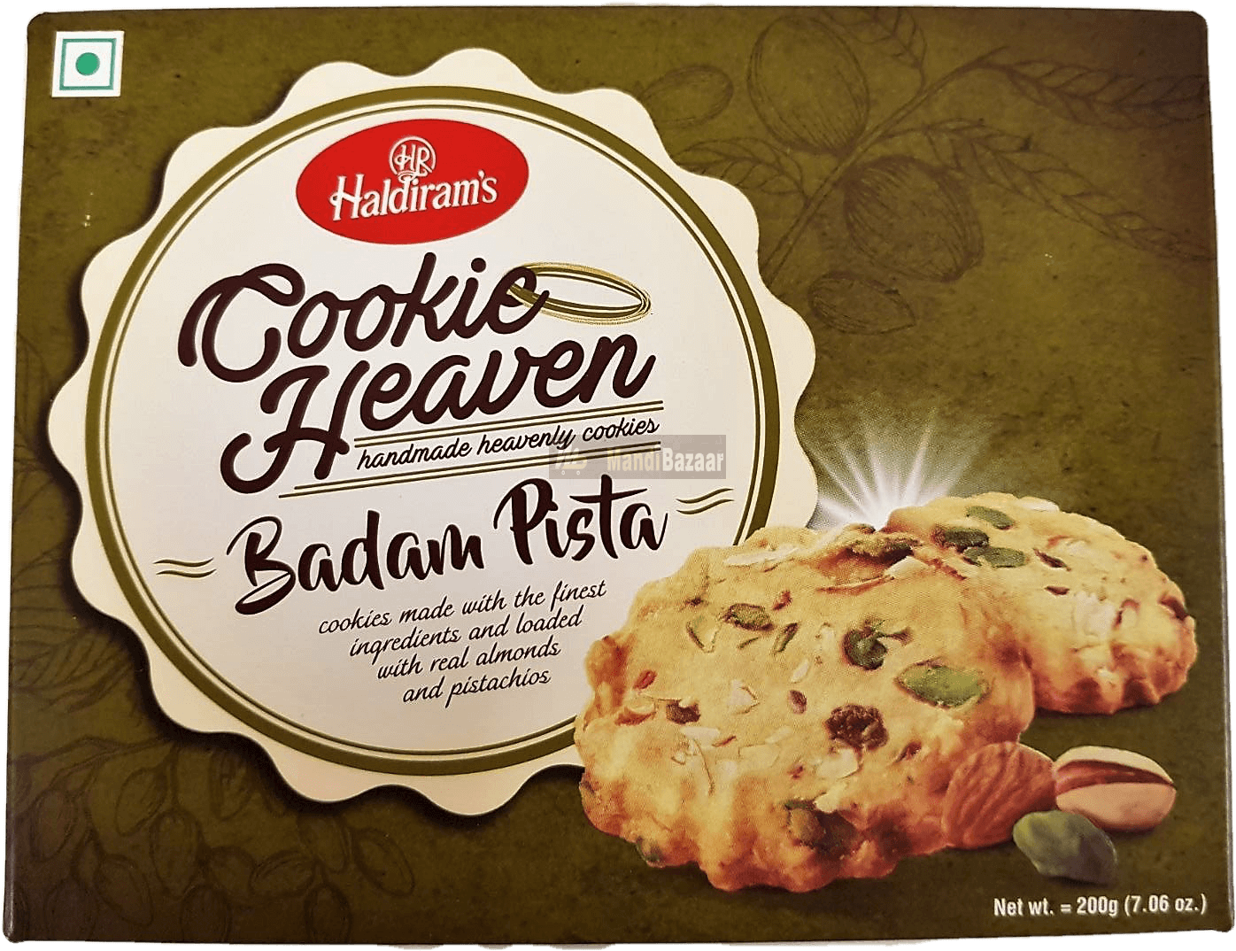 Haldiram Heaven Badam Pista 200g - Haldiram Cookies Clipart (1600x1200), Png Download