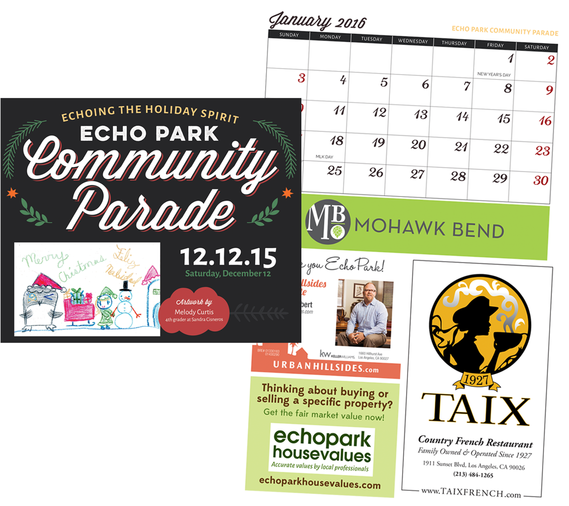 The 2015 Parade Calendar - Calendar Sponsor Form Clipart (1208x1088), Png Download