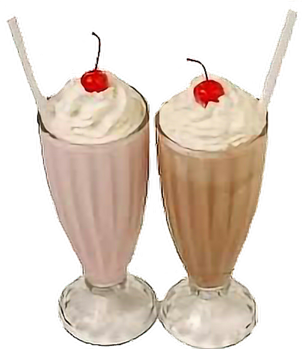#milkshake #milkshakes #shake #shakes #milk #aesthetic - Milk Shakes Pngs Clipart (1024x1183), Png Download