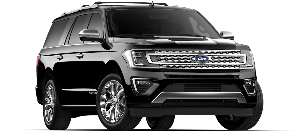 Black 2019 Ford Expedition On White - Black Ford Expedition 2018 Clipart (1000x505), Png Download