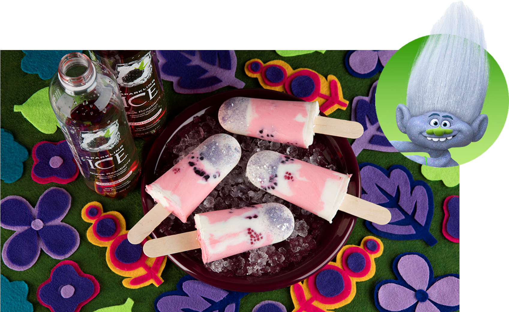 Guy Diamond Glitter Smoothie Pops - Nail Polish Clipart (1696x1074), Png Download